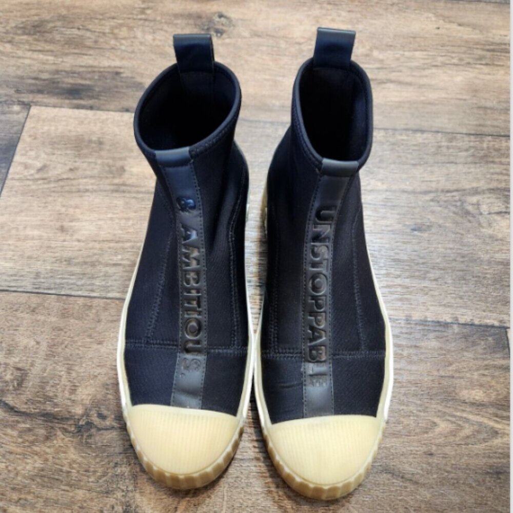 Zara Unstoppable & Ambitious High Top Platform Boots BOOTIES Pull On Sneakers